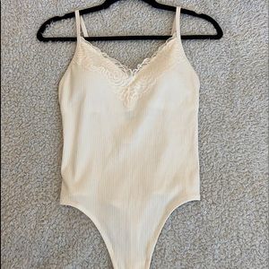 White VS PINK bodysuit